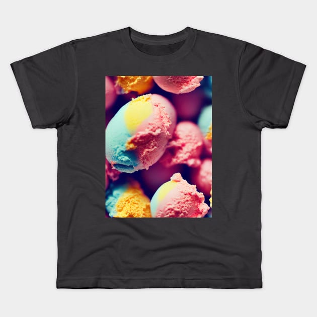 Colorful Ice Cream. Kids T-Shirt by Alekxemko